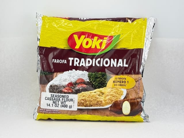 Yoki Farofa Mand. Temperada 500g.